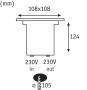 Paulmann BODENEBL. GU10-LED 3,5W ECKIG (SPECIAL LINE  25N520)