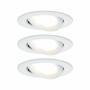 PAULMANN 938.75 - Recessed lighting spot - 3 bulb(s) - LED - 425 lm - White